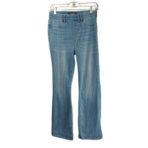 Judy Blue Jeans Womens 7/28 Blue Slim Boot Pull On Distressed Stretch